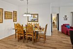 Dining table seats 6 guests